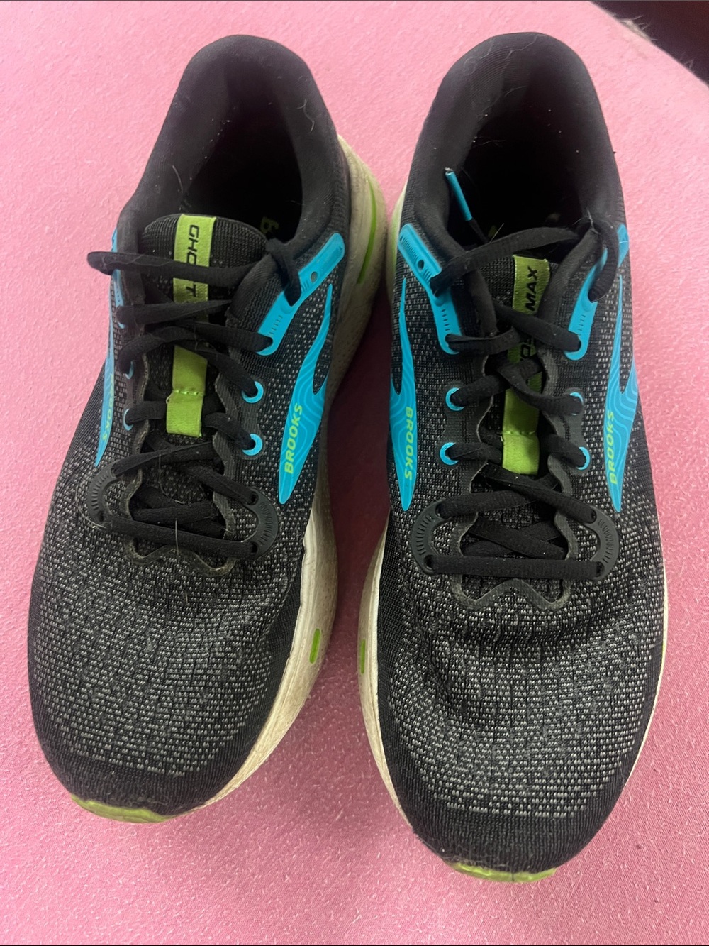 Brooks Black, Blue & Lime Men's Running Shoes